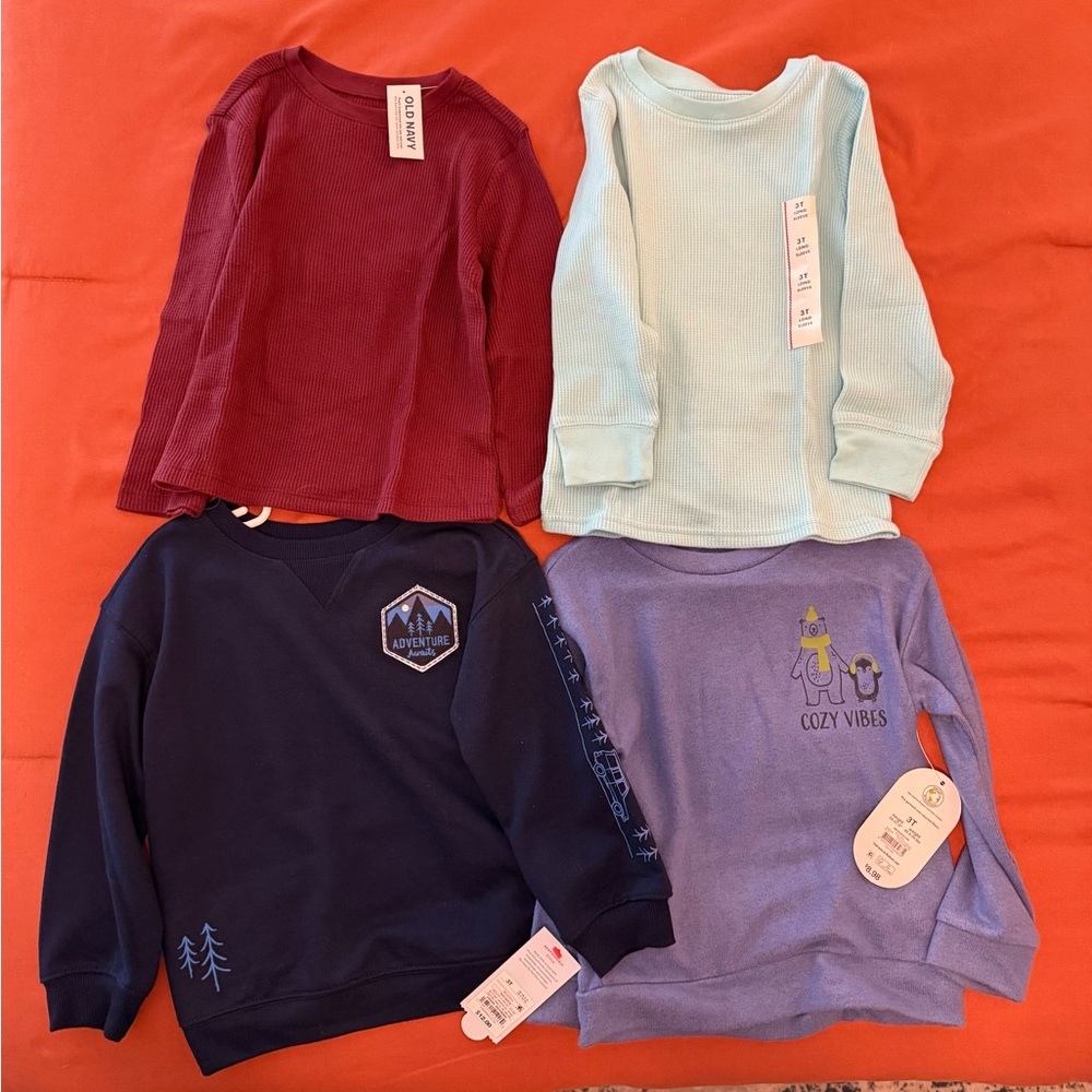 8pc 3T long sleeve Bundle
